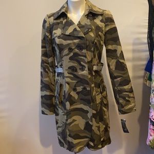 NWT INC Camo Print Coat